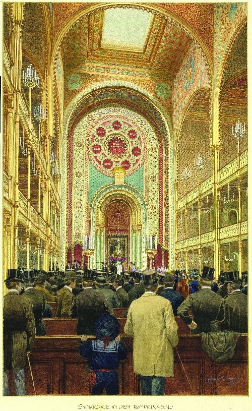 Synagoge in der Tempelgasse 3 in WienLeopoldstadt David Jüdische