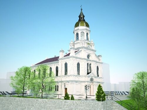 Virtuelle Rekonstruktion der Synagoge in Liberec, Tschechische Republik (ehemals Reichenberg in Böhmen)